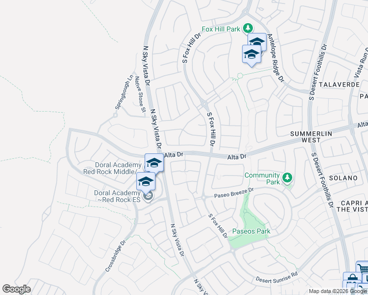 map of restaurants, bars, coffee shops, grocery stores, and more near in Las Vegas