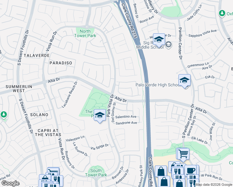 map of restaurants, bars, coffee shops, grocery stores, and more near 477 Annotto Bay Street in Las Vegas
