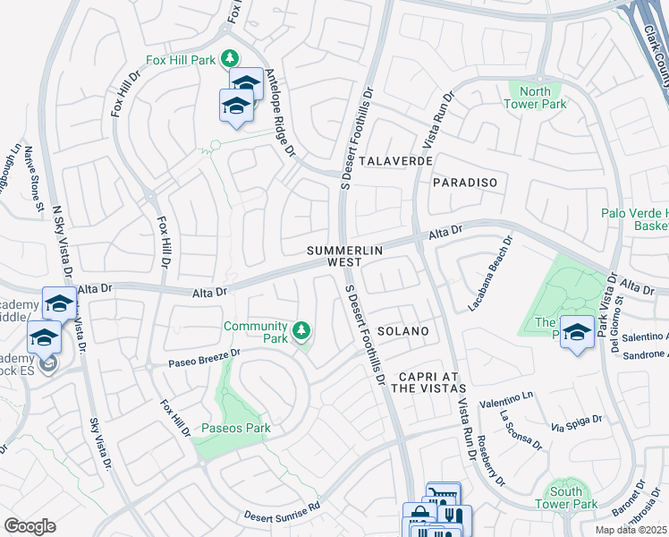 map of restaurants, bars, coffee shops, grocery stores, and more near 11808 Red Camellia Avenue in Las Vegas