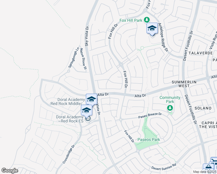 map of restaurants, bars, coffee shops, grocery stores, and more near 12266 Argent Bay Avenue in Las Vegas