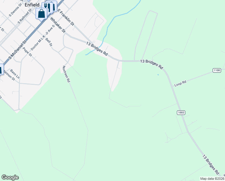 map of restaurants, bars, coffee shops, grocery stores, and more near 227 Dead End Road in Enfield