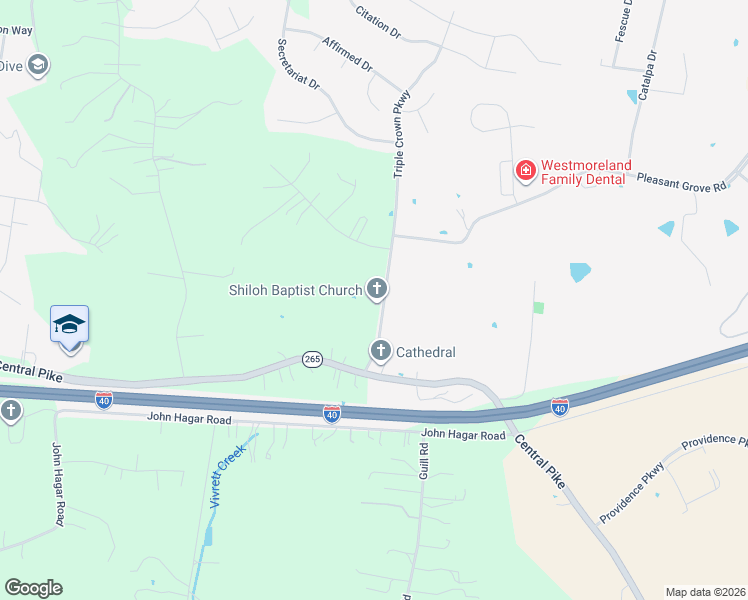 map of restaurants, bars, coffee shops, grocery stores, and more near 1544 Pleasant Grove Rd in Mt Juliet