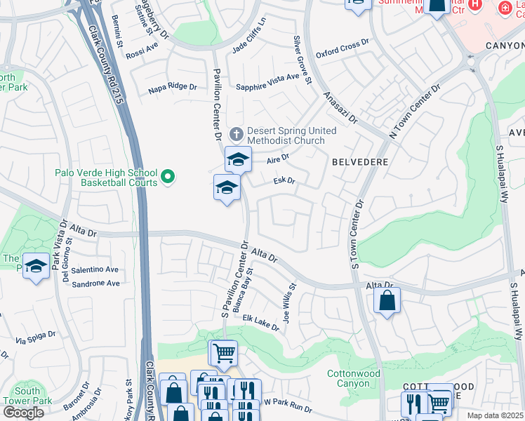 map of restaurants, bars, coffee shops, grocery stores, and more near 320 Jacaranda Arbor Street in Las Vegas