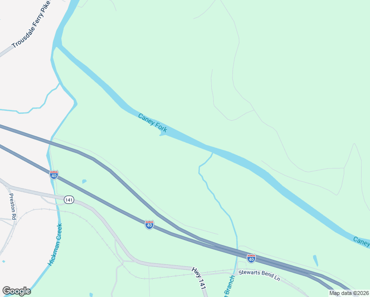 map of restaurants, bars, coffee shops, grocery stores, and more near 30 Parker Branch Road in Hickman