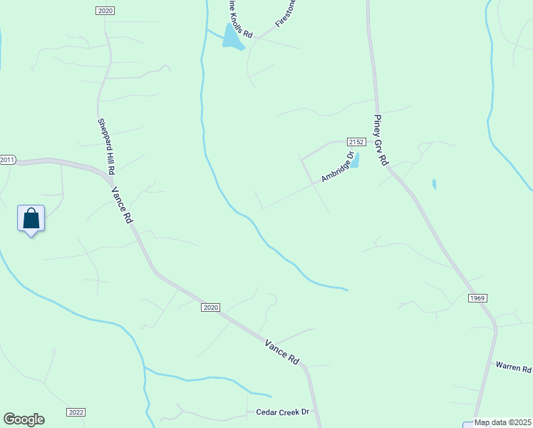 map of restaurants, bars, coffee shops, grocery stores, and more near 8920 Ambridge Drive in Kernersville