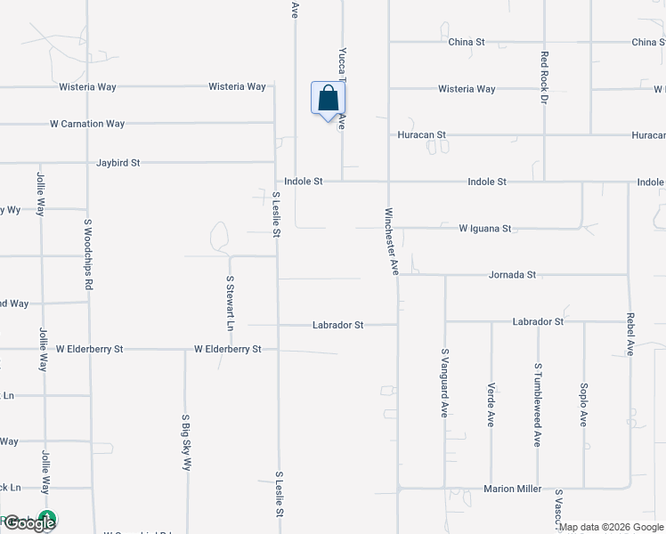 map of restaurants, bars, coffee shops, grocery stores, and more near 1830 West Justine Court in Pahrump