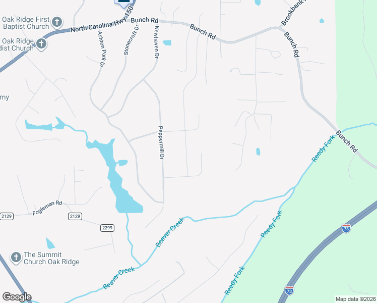 map of restaurants, bars, coffee shops, grocery stores, and more near 7700 Chadding Drive in Oak Ridge