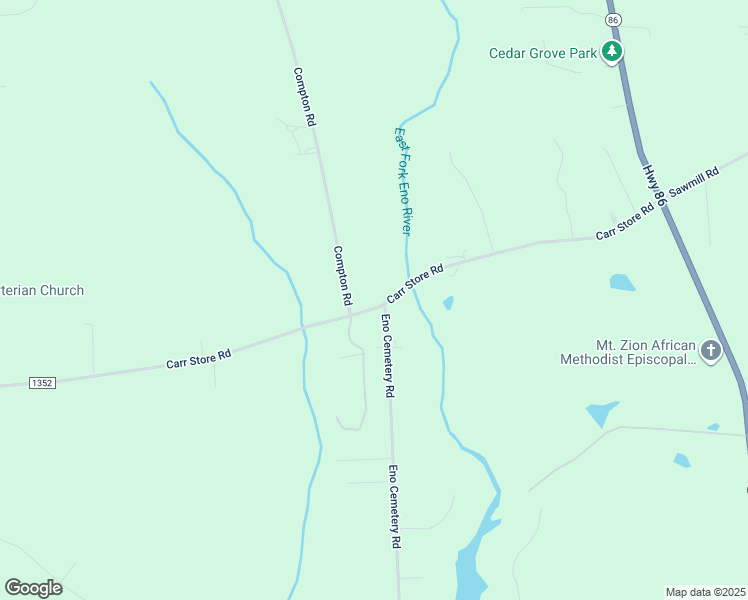 map of restaurants, bars, coffee shops, grocery stores, and more near 705 Carr Store Road in Cedar Grove