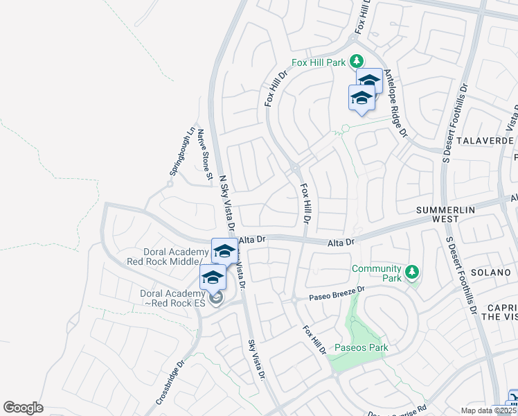 map of restaurants, bars, coffee shops, grocery stores, and more near in Las Vegas