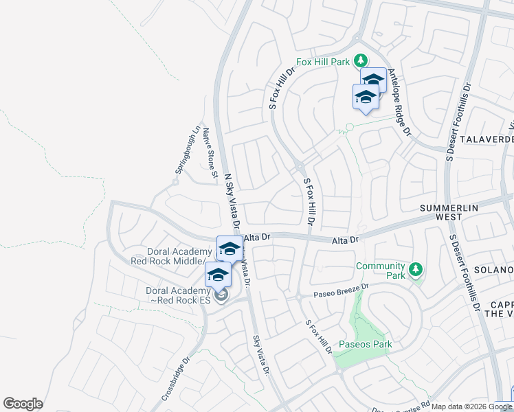 map of restaurants, bars, coffee shops, grocery stores, and more near 474 Cabral Peak Street in Las Vegas