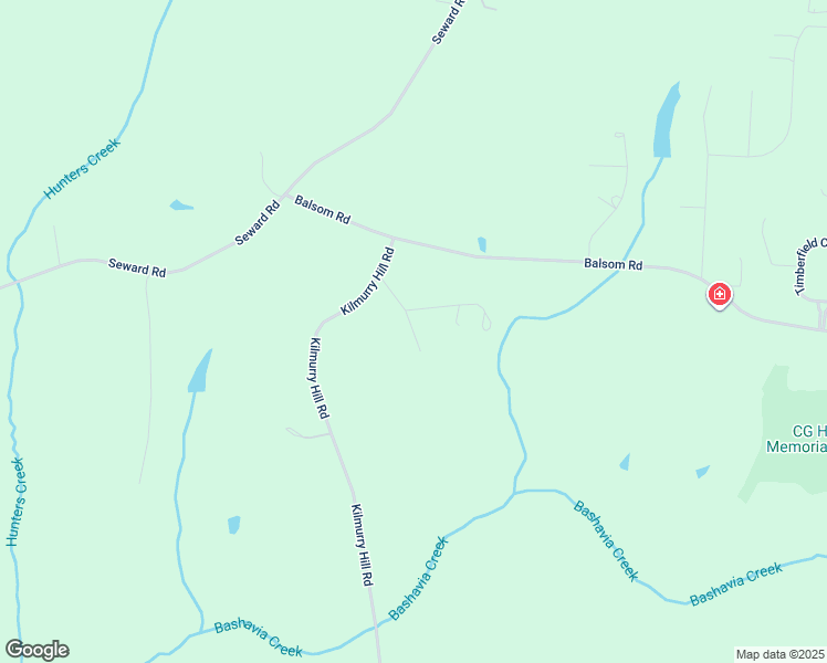 map of restaurants, bars, coffee shops, grocery stores, and more near Johannes Lane in Pfafftown