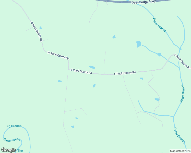 map of restaurants, bars, coffee shops, grocery stores, and more near 660 East Rock Quarry Road in Clarkrange