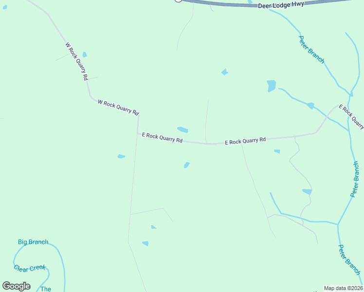 map of restaurants, bars, coffee shops, grocery stores, and more near 660 East Rock Quarry Road in Clarkrange