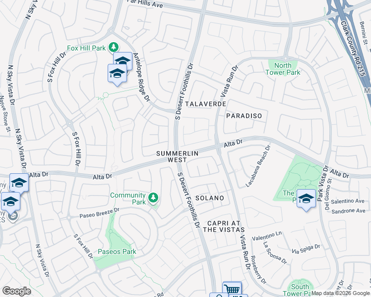 map of restaurants, bars, coffee shops, grocery stores, and more near 11789 Golden Moments Avenue in Las Vegas