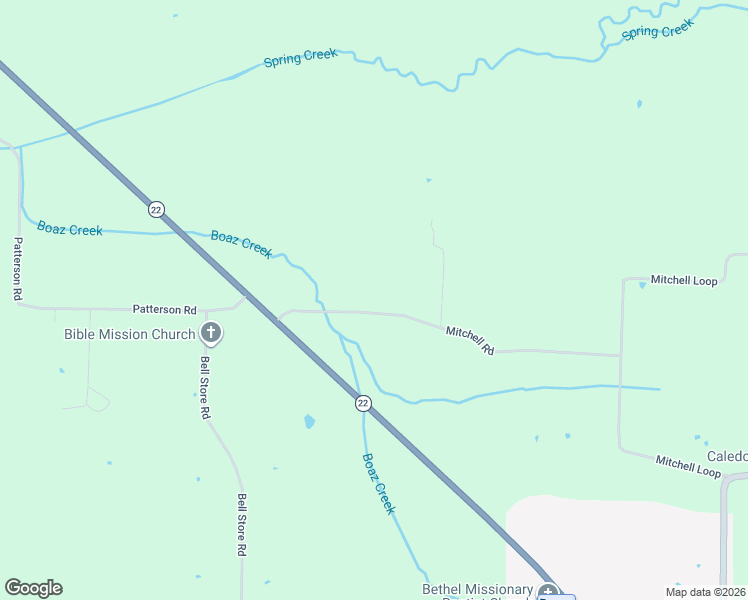 map of restaurants, bars, coffee shops, grocery stores, and more near 630 Mitchell Road in McKenzie
