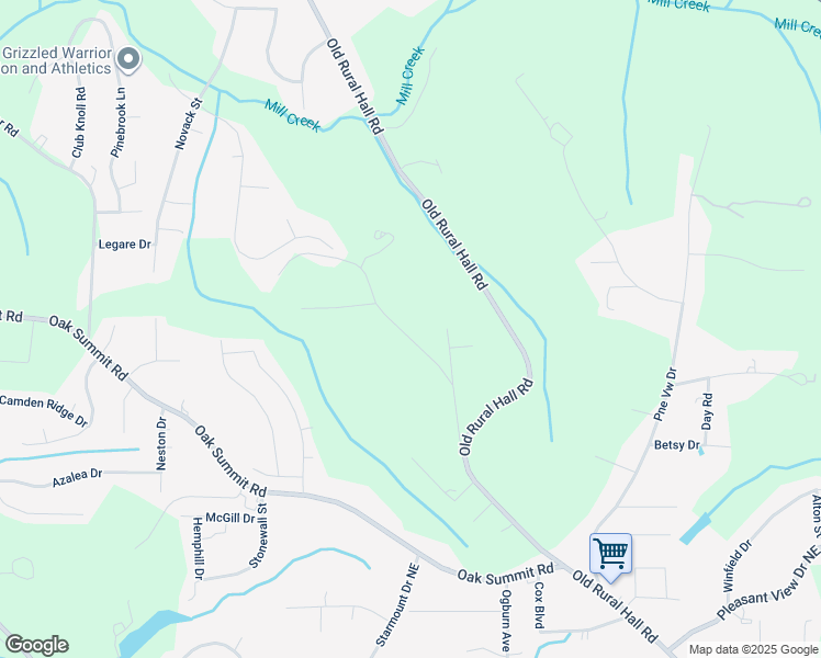 map of restaurants, bars, coffee shops, grocery stores, and more near 5631 Racin Drive in Winston-Salem