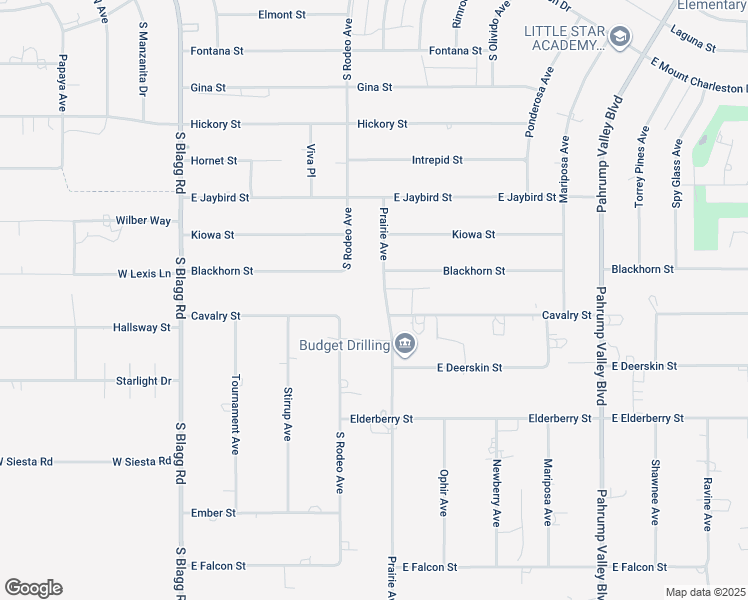 map of restaurants, bars, coffee shops, grocery stores, and more near 3240 Prairie Avenue in Pahrump