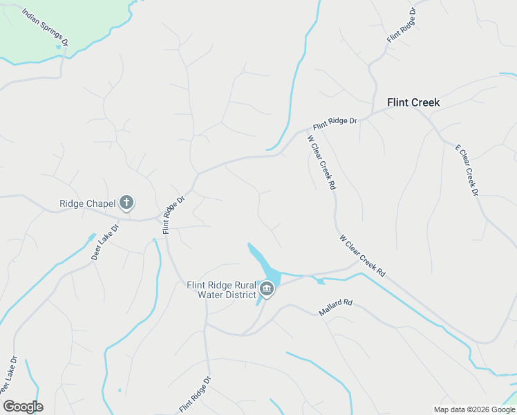 map of restaurants, bars, coffee shops, grocery stores, and more near Highland Road in Flint Creek
