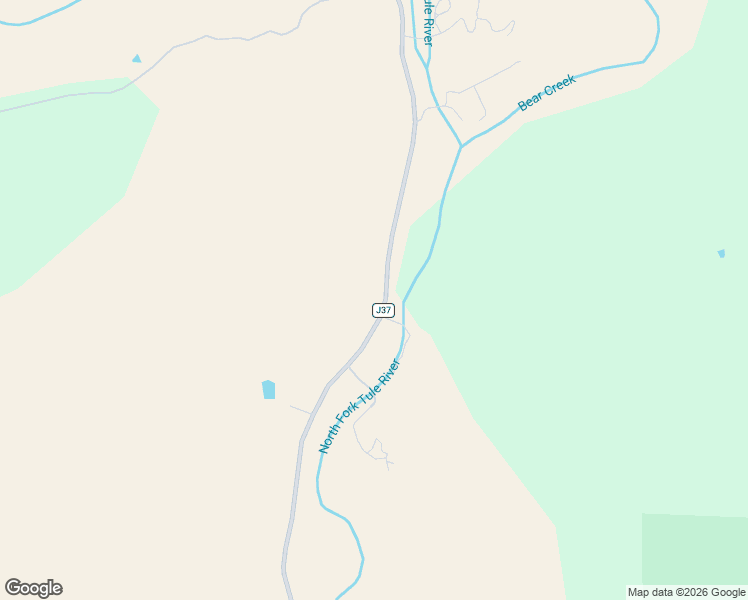 map of restaurants, bars, coffee shops, grocery stores, and more near 37858 Springville-Milo Road in Springville