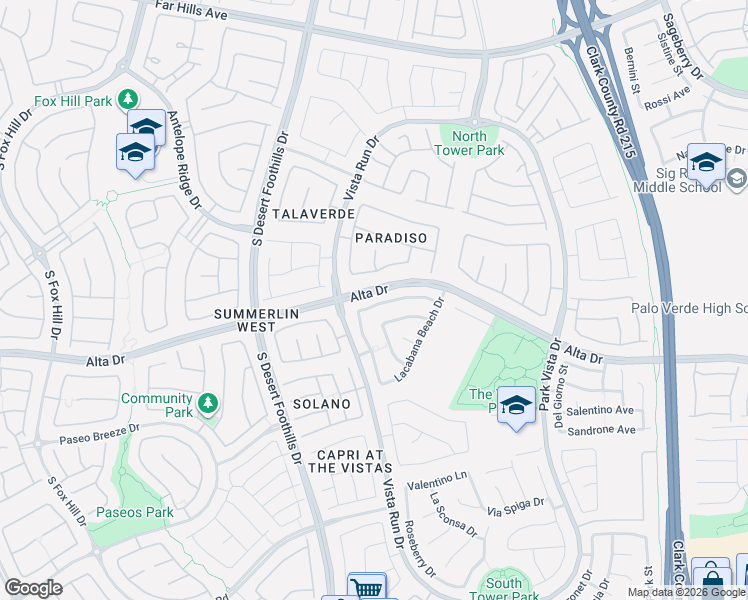 map of restaurants, bars, coffee shops, grocery stores, and more near 11608 West Aruba Beach Avenue in Las Vegas