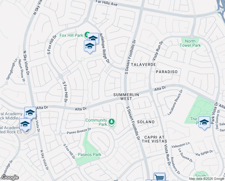 map of restaurants, bars, coffee shops, grocery stores, and more near 11832 Mino Rio Avenue in Las Vegas
