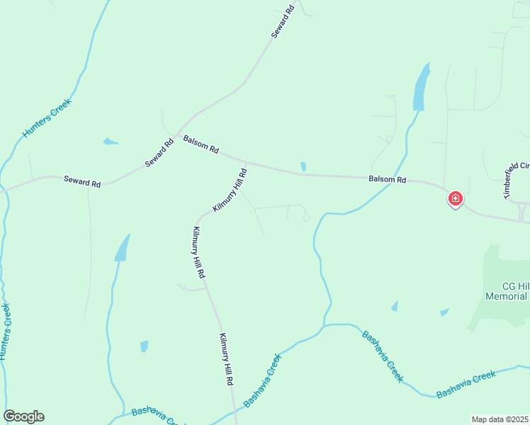map of restaurants, bars, coffee shops, grocery stores, and more near Johannes Lane in Pfafftown