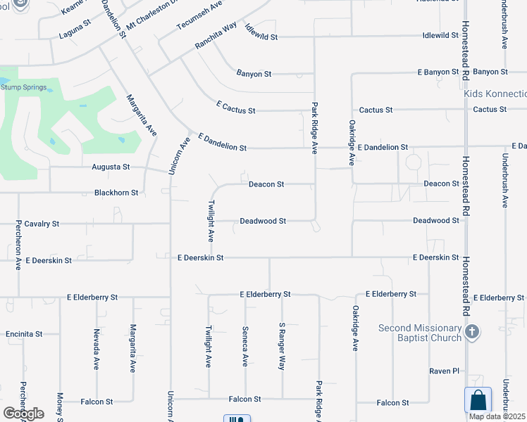 map of restaurants, bars, coffee shops, grocery stores, and more near 2330 Deadwood Street in Pahrump