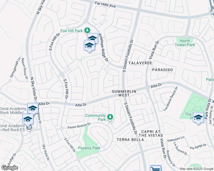 map of restaurants, bars, coffee shops, grocery stores, and more near 11844 Mino Rio Avenue in Las Vegas