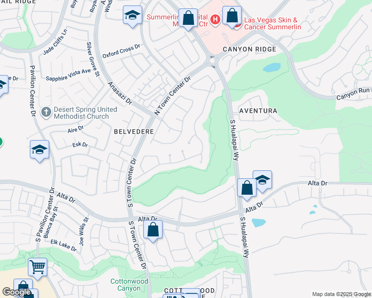 map of restaurants, bars, coffee shops, grocery stores, and more near 204 Luxaire Court in Las Vegas