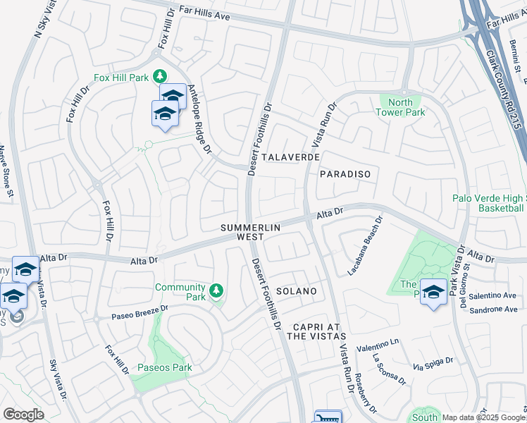 map of restaurants, bars, coffee shops, grocery stores, and more near 11784 Golden Moments Avenue in Las Vegas