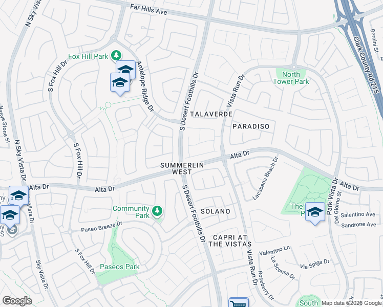map of restaurants, bars, coffee shops, grocery stores, and more near 11784 Golden Moments Avenue in Las Vegas