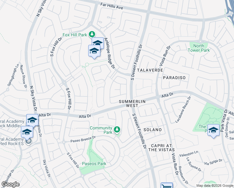 map of restaurants, bars, coffee shops, grocery stores, and more near 11832 Mino Rio Avenue in Las Vegas