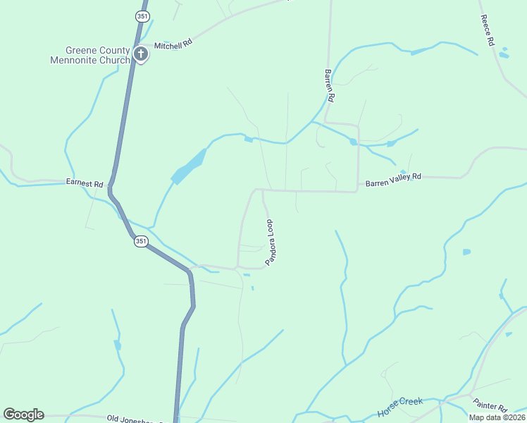 map of restaurants, bars, coffee shops, grocery stores, and more near 470 Barren Valley Road in Chuckey