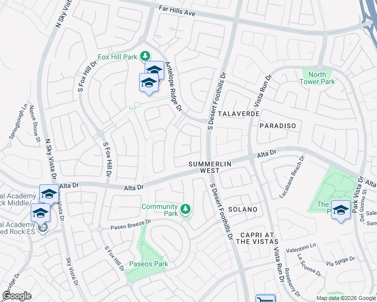 map of restaurants, bars, coffee shops, grocery stores, and more near 11832 Mino Rio Avenue in Las Vegas