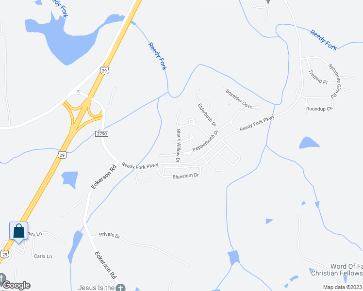map of restaurants, bars, coffee shops, grocery stores, and more near 4000 Black Gum Place in Greensboro