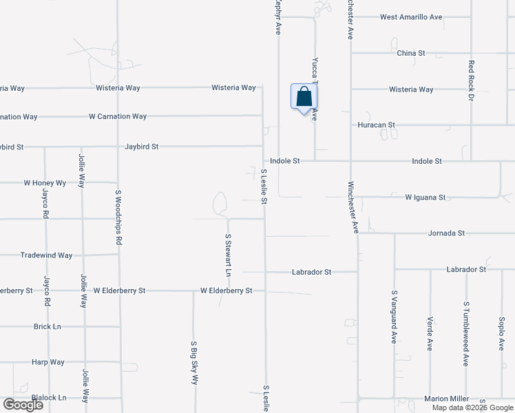 map of restaurants, bars, coffee shops, grocery stores, and more near 2030 West Jeremy Court in Pahrump