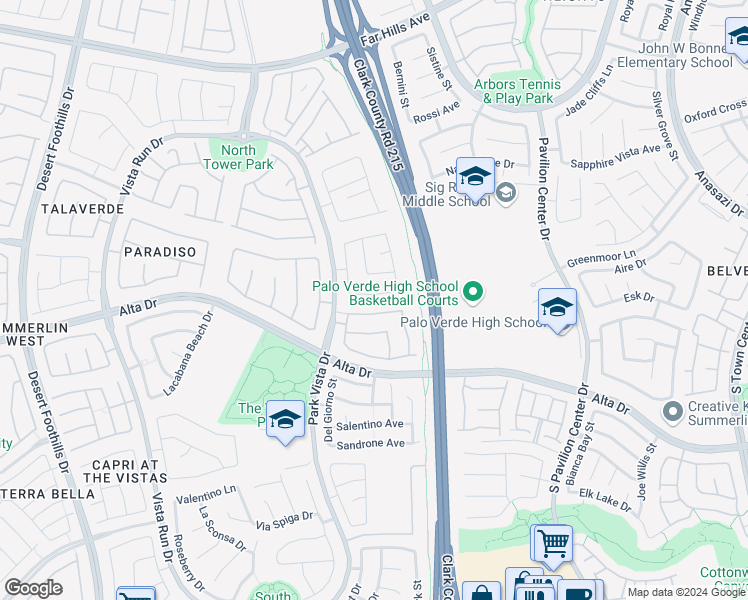 map of restaurants, bars, coffee shops, grocery stores, and more near 11237 Newbury Hills Avenue in Las Vegas