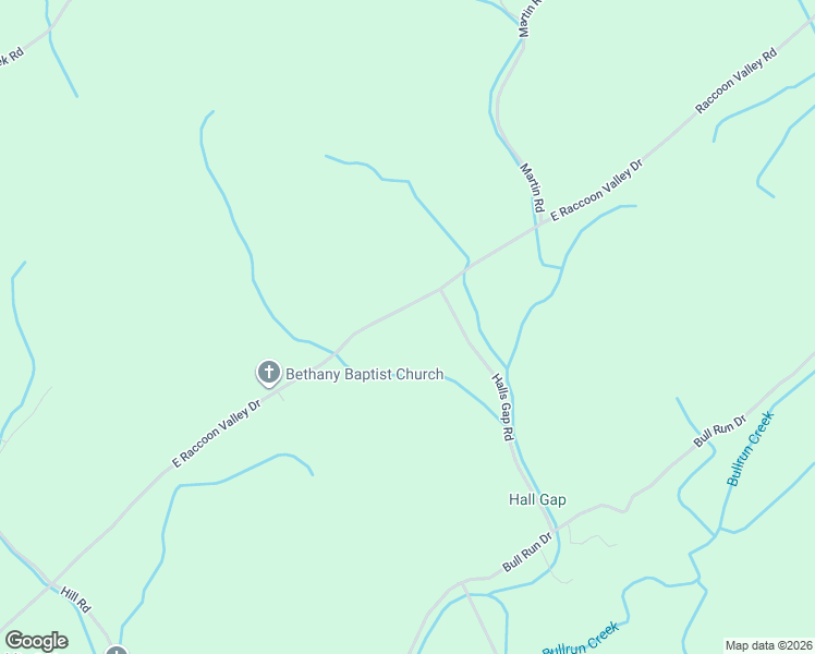 map of restaurants, bars, coffee shops, grocery stores, and more near 6820 East Raccoon Valley Drive in Knoxville