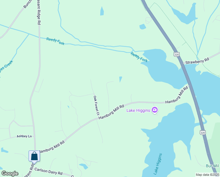 map of restaurants, bars, coffee shops, grocery stores, and more near 6217 Horseshoe Drive in Summerfield