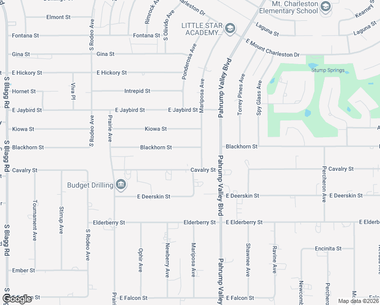 map of restaurants, bars, coffee shops, grocery stores, and more near 901 Blackhorn Street in Pahrump