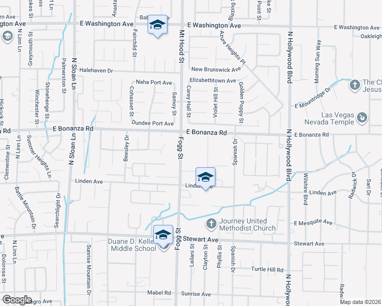 map of restaurants, bars, coffee shops, grocery stores, and more near 701 Clayton Street in Las Vegas