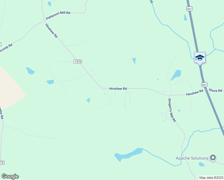 map of restaurants, bars, coffee shops, grocery stores, and more near 1945 Hinshaw Road in Yadkinville