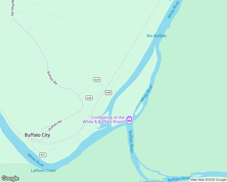 map of restaurants, bars, coffee shops, grocery stores, and more near 32 County Road 640 in Mountain Home