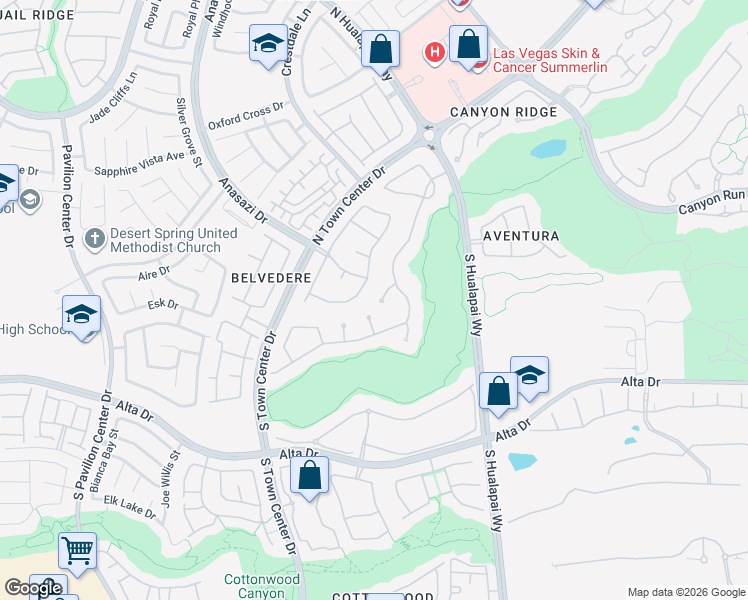 map of restaurants, bars, coffee shops, grocery stores, and more near 10212 Stone Briar Court in Las Vegas