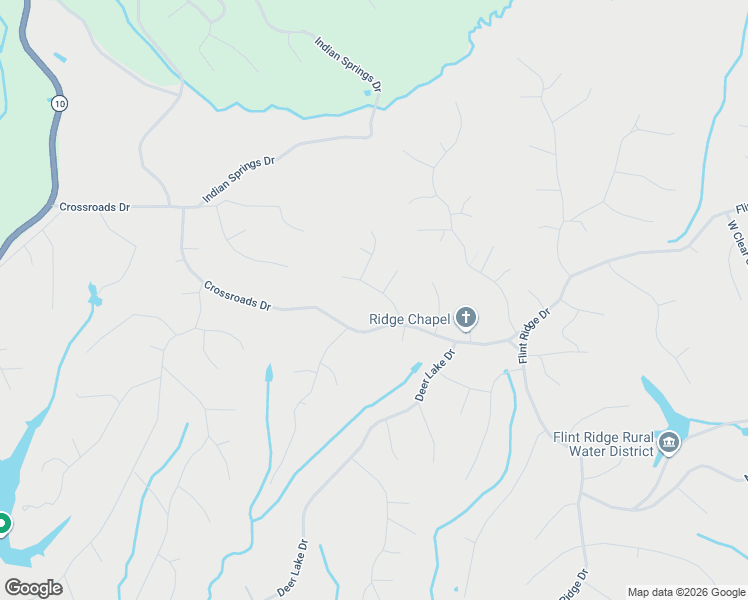 map of restaurants, bars, coffee shops, grocery stores, and more near 321 Crossroads Drive in Colcord