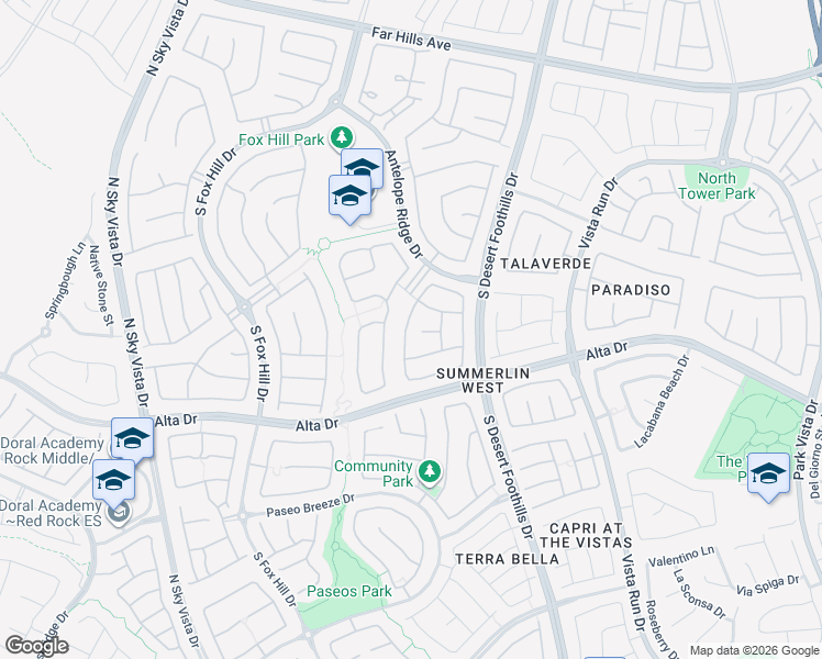 map of restaurants, bars, coffee shops, grocery stores, and more near 11832 Mino Rio Avenue in Las Vegas