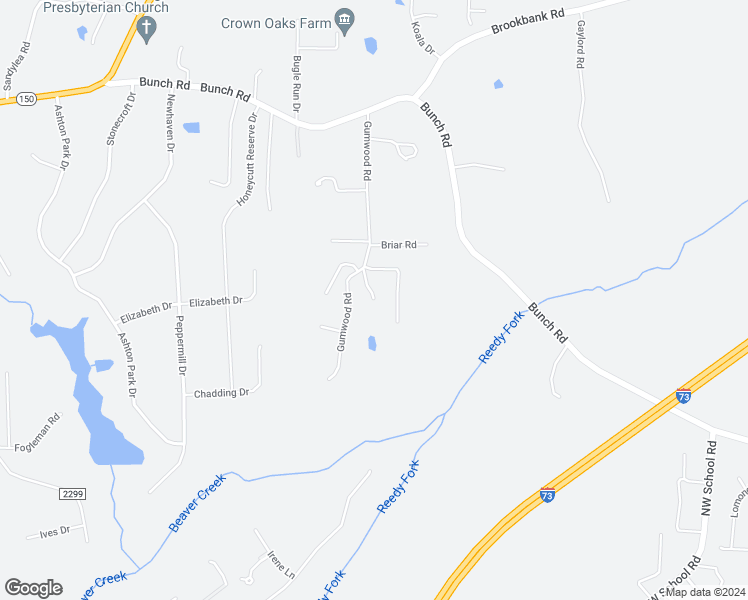 map of restaurants, bars, coffee shops, grocery stores, and more near 6368 Gumwood Road in Oak Ridge