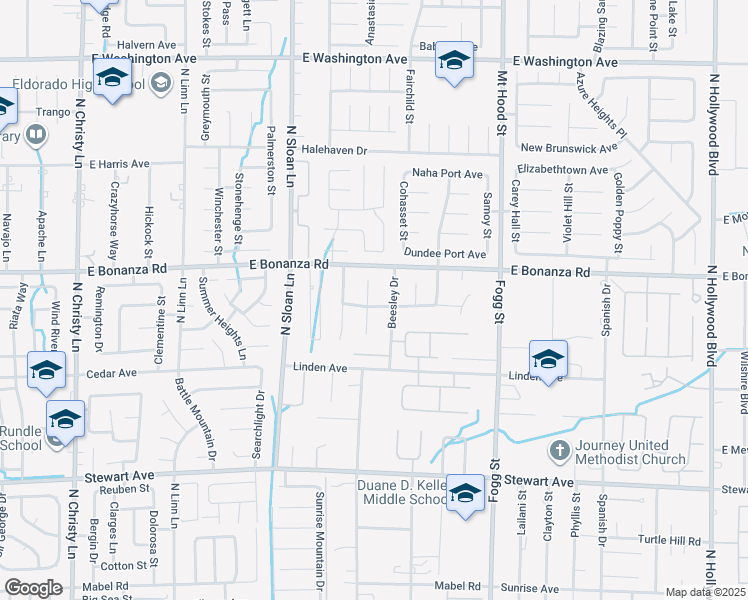 map of restaurants, bars, coffee shops, grocery stores, and more near 740 Santree Circle in Las Vegas