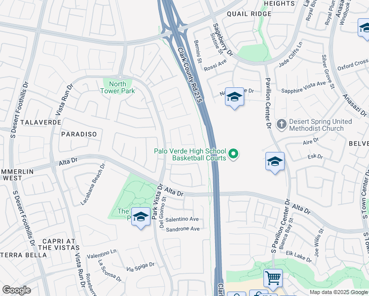 map of restaurants, bars, coffee shops, grocery stores, and more near 11235 Ivybridge Avenue in Las Vegas