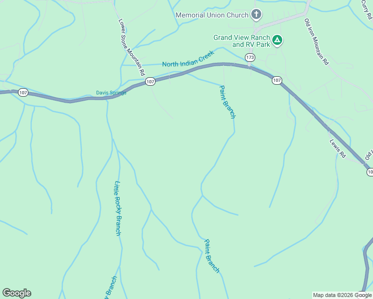 map of restaurants, bars, coffee shops, grocery stores, and more near 550 Deer Haven Road in Unicoi